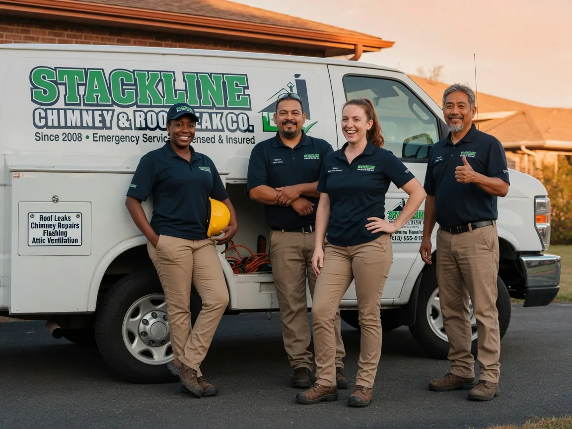 Chimney flashing repair company in Poteet, TX